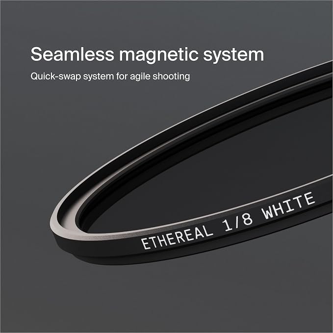 Urth 49mm Magnetic Ethereal White Mist ⅛ Diffusion Lens Filter — Cinematic - Image 4