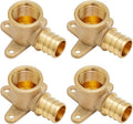 SUNGATOR 4-Pack PEX 3/4" x 1/2" Female NPT Drop Ear Elbow, from PEX to Threaded Pipe