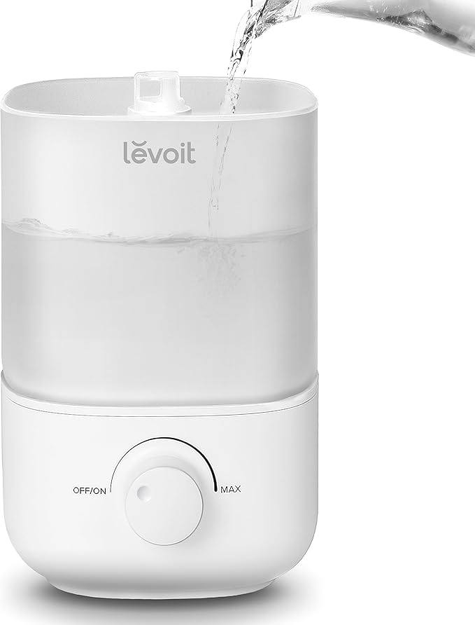 Levoit Top Fill Humidifiers for Bedroom, 2.5L Tank for Large Room, 28dB | Easy by Unknown