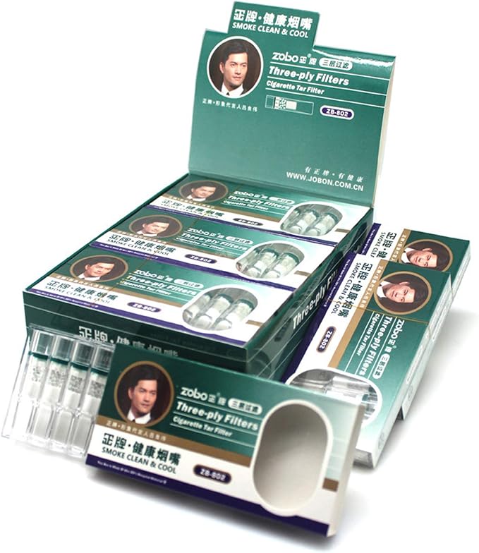 ZOBO Disposable Cigarette Filters Three-Layer Microporous Multi-Filtering to by ZOBO