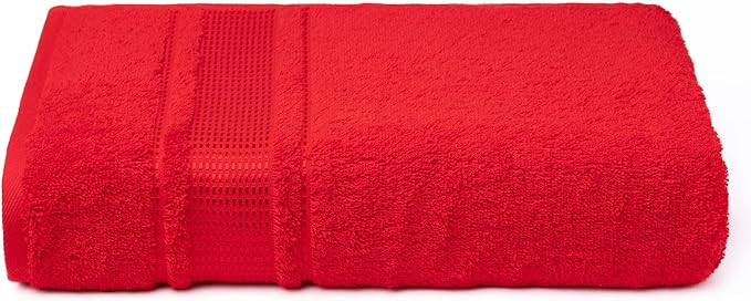 Melissa Linen, Fingertip Towels 4 Pack, 100% Turkish Cotton, Small Hand Towels for Body and Face, 12 x 18 in, Soft and Absorbent, Quick Dry, (Red Fingertip Hand Towels)