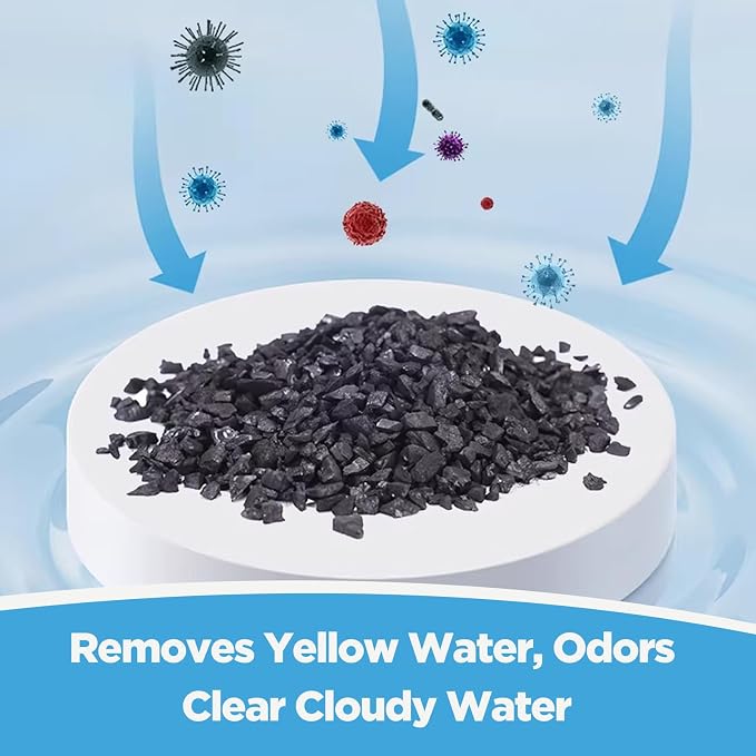 Aquarium Activated Carbon, Charcoal Filter Media from Steam Activated Coconut - Image 2