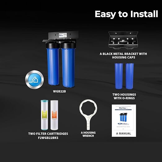 iSpring Whole House Water Filter System, Heavy Metals, Chloramine, Hydrogen - Image 5
