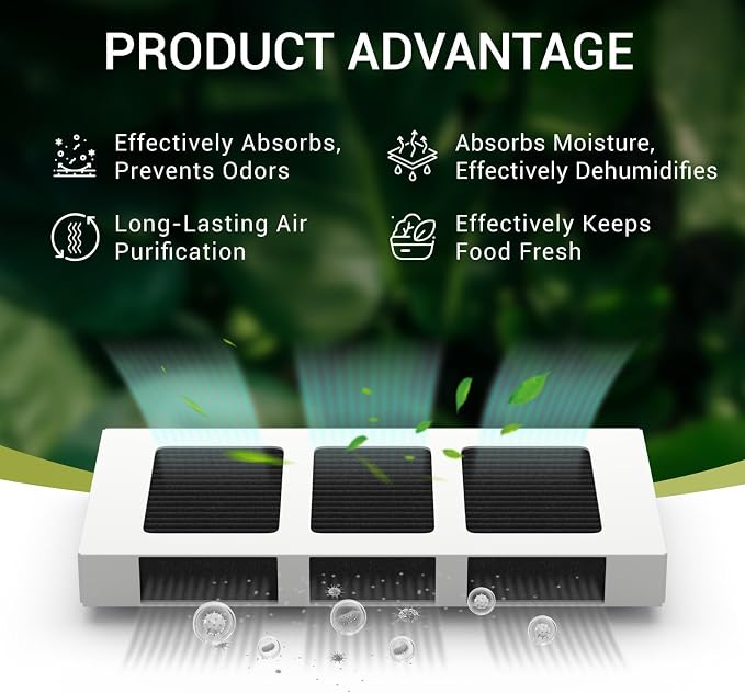 6 PACK Upgrade Refrigerator Air Filter Replacement - Image 3