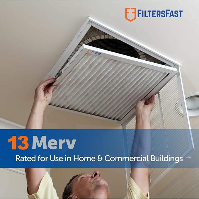 Filters Fast 15x20x2 Pleated Air Filter Merv 13, 2 Inch AC Furnace Air Filters - Image 2