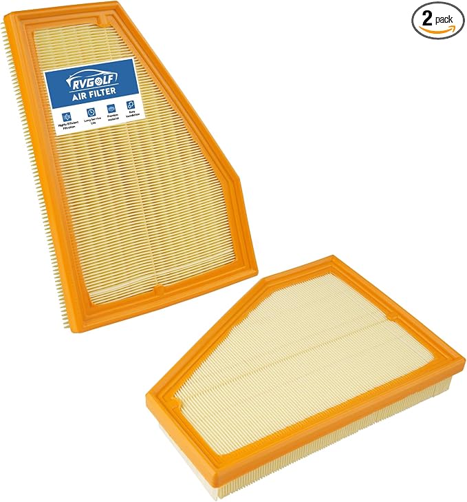 2PCS Engine Air Filter Fit for Jeep Grand Cherokee 2022-2025 2026, Grand by RVgolf