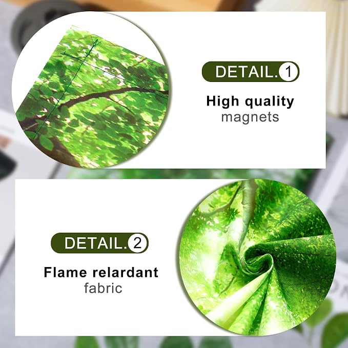 4 Pcs 1 x 4 Feet Fluorescent Lights Covers Magnetic Ceiling Light Cover - Image 5