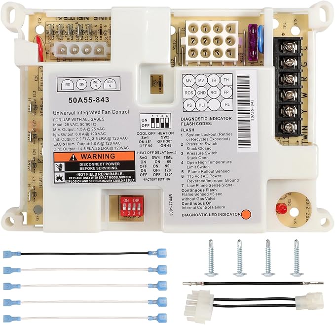 50A55-843 Furnace Control Board Suitable by AutomotiveReplacement