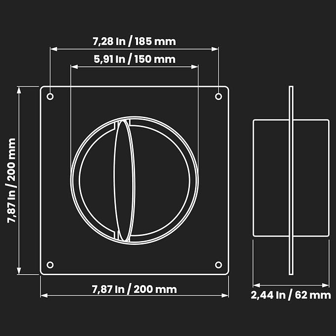 Repa Market 6 Inch Duct Connector Flange - Image 2