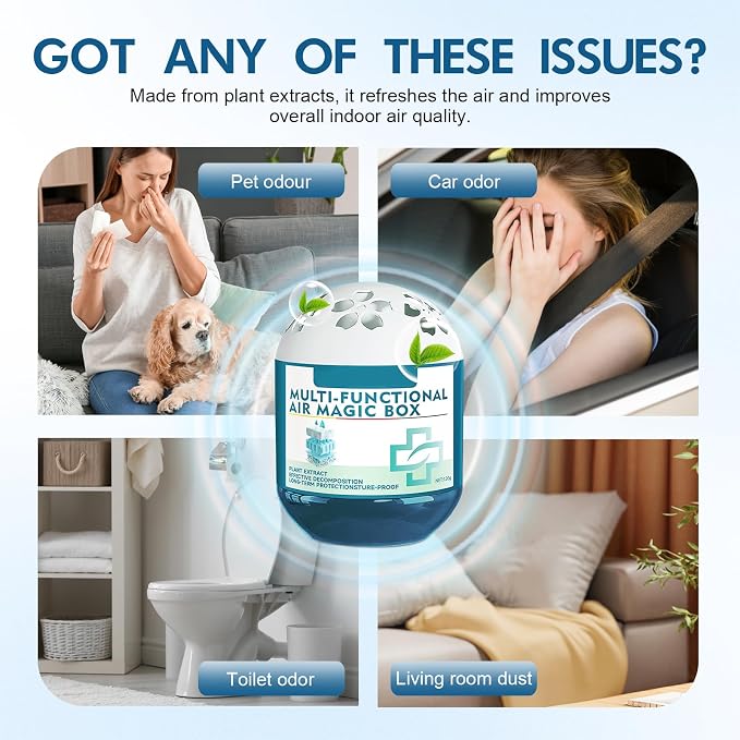 Indoor Air Purification Dust Removal Magic Box, Long-Lasting Freshness - Image 3
