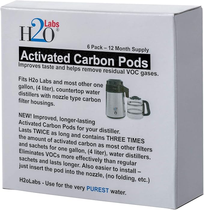 The ORIGINAL H2o Labs Exclusive Water Distiller Filter Pods - Image 2