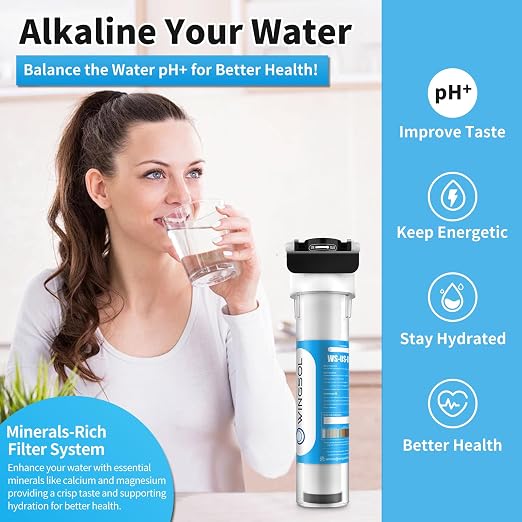 Water Filter for Sink with Faucet, NSF/ANSI 42&53 Improve Taste, EZ Change Life - Image 2