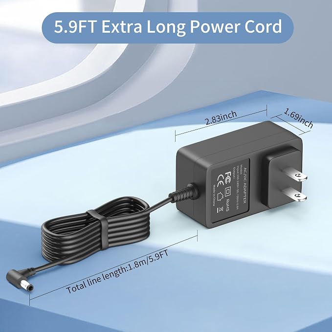 24V 2.5A Power Adapter for LEVOIT Air Purifiers Replacement for LEVOIT Vital - Image 5