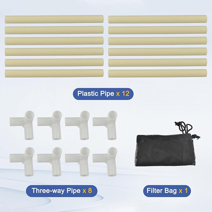 CONQUERALL 7 Inch Pond Filter Bag Large Pump Filter Box Nylon Media Cover - Image 5
