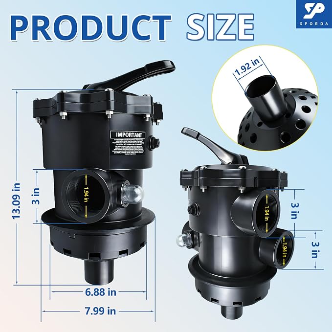 SP071620T Pool Filter Control Valve - Image 4