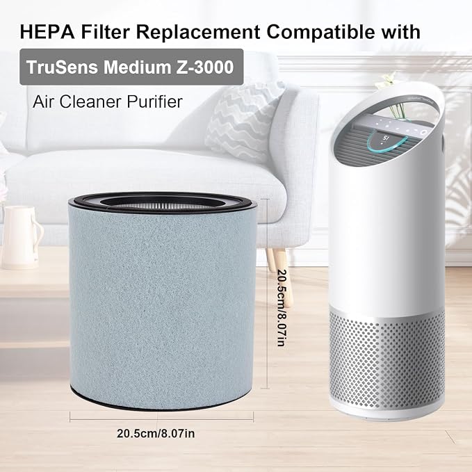 Z-3000 HEPA Filter Replacement for TruSens Z-3000 Air Purifier, 1 HEPA Filter + - Image 2