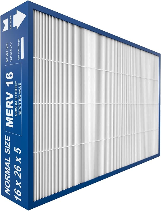 16x26x5 MERV16 Replacement Filter Compatible by Amboseli