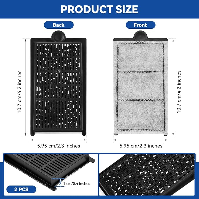 2 Pack Carbon Cartridge Replacement Insert - Image 2