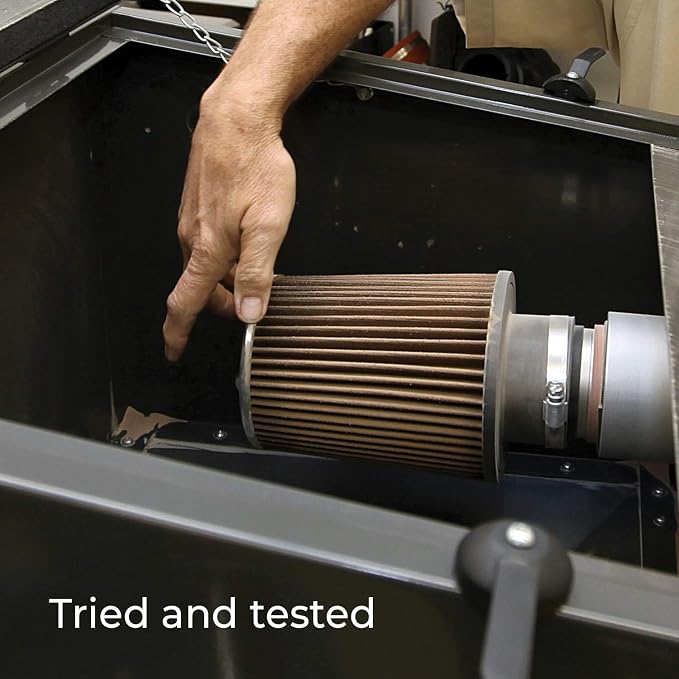 K&N High-Flow Original Lifetime Universal Clamp-On Air Filter: High Performance - Image 10