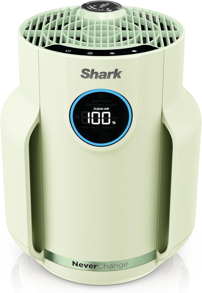 Shark Air Purifier for Home, NeverChange Compact Pro, for Bedroom, Home Office by Shark