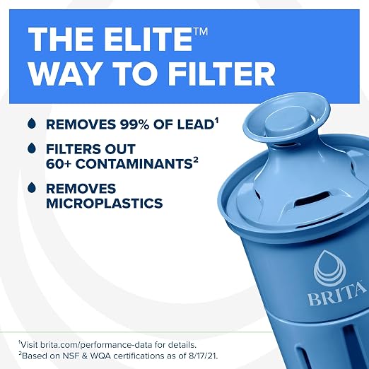 Brita Water Pitcher, Metro Elite Filter, Removes 99% of Lead, Includes 1 Filter - Image 2