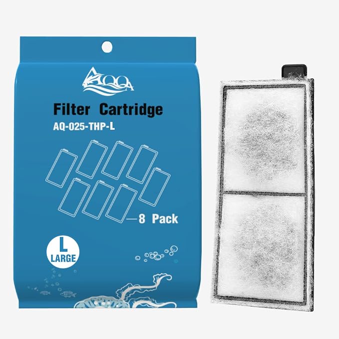 AQQA 8 Pack Aquarium Replacement Filter Cartridge Fish Tank Filter Cartridge - Image 7