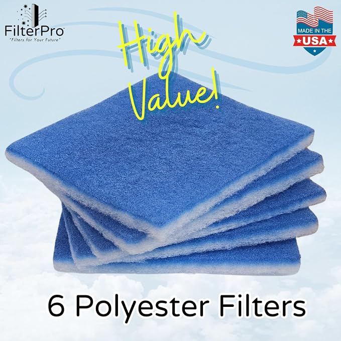 6-Pack of Polyester Filters for BetterVent Indoor Dryer Vent | Clean Laundry - Image 4