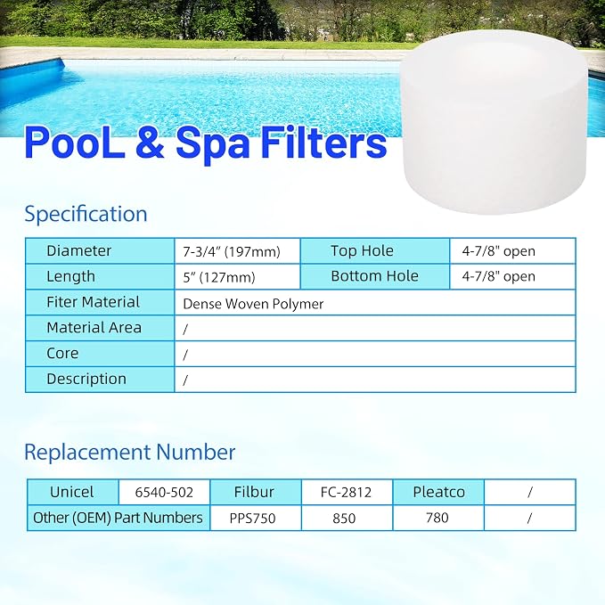 HANXER® Sundance 6540-502 Hot Tub Filter Cartridge Replaces - Image 5
