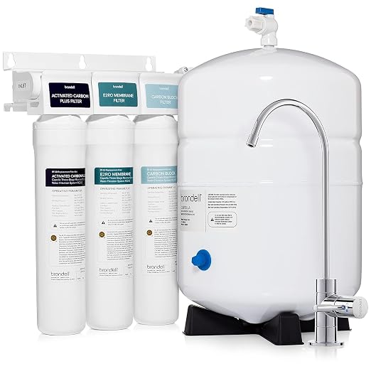 Brondell Capella Reverse Osmosis System, Under Sink, Designer Chrome Faucet by Brondell