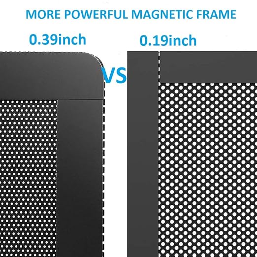 140mm 5.5inch Magnetic Frame PVC Dust Filter Grills - Image 4