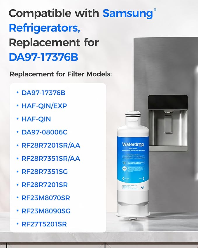 Waterdrop WD-F45 Replacement for Samsung® DA97-17376B, HAF-QIN/EXP, DA97-08006C - Image 2