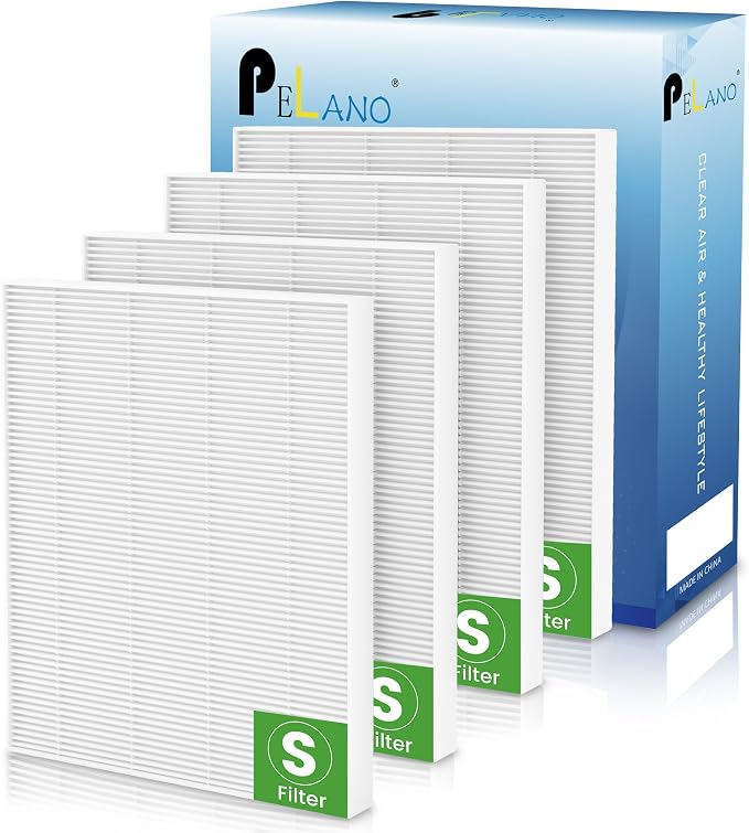 4 Pack C545 HEPA Replacement Filter S Compatible by Pelano