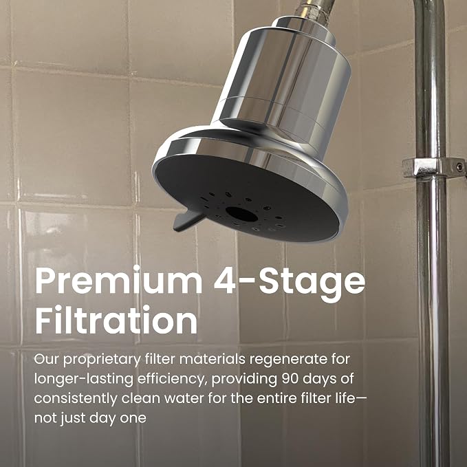 AquaTru Shower - High Pressure Shower Filter Removes Impurities from Hard Water - Image 2