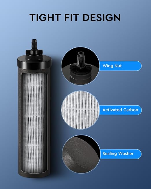 CO-Z Water Filter Replacements, 2 Activated Carbon Water Filters - Image 7