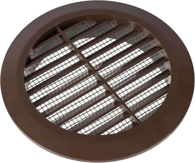 Brown 4" Inch Round Ventilation Grille - Image 3