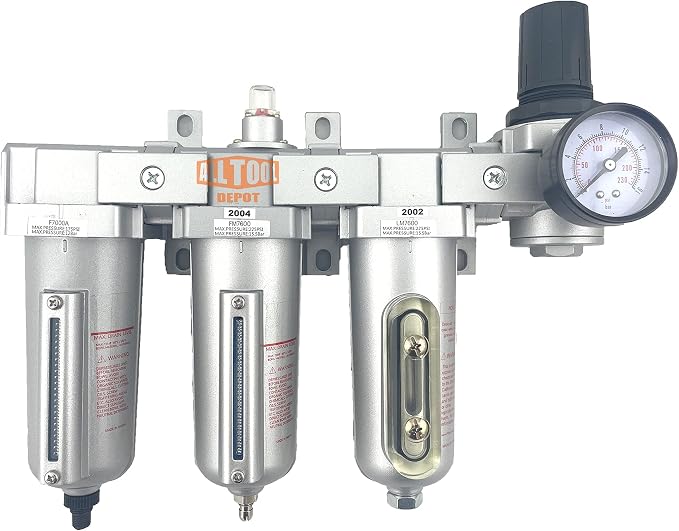 1/2" NPT HEAVY DUTY Industrial Grade 4 Stages Filter Coalescing Desiccant Dryer by AllToolDepot