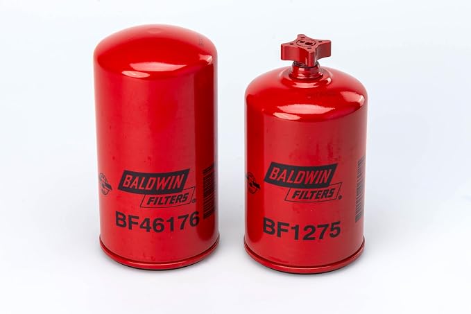 Generic Baldwin Fuel Filter Combo Set BF1275 and BF46176, Compatible by Unknown