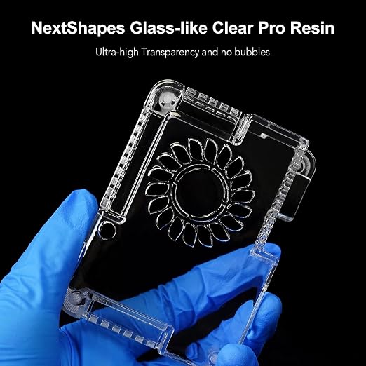 Clear Pro 3D Printer Resin, Glass-Like Ultra High Transparency, Non-Yellowing & - Image 2