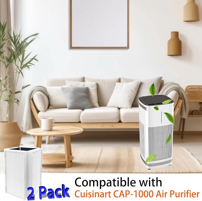 2 Pack CAP-1000 Replacement Filter Compatible - Image 2
