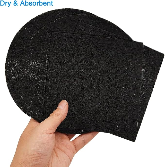 4 Pack Charcoal Filters for Compost Bucket, 6.7inch & 5inch Compost Filters for - Image 3