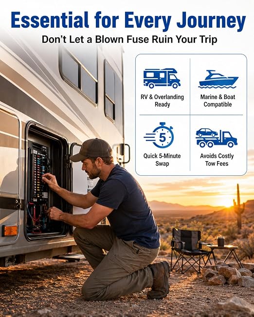 Riseuvo 36 Pcs Car Fuses Kit - Image 6