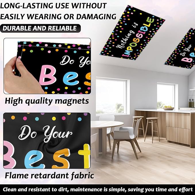 6 Pcs Fluorescent Light Covers - Image 3