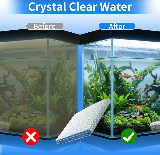 Aquarium Filter Media, Cuttable & Washable Aquarium Filter Floss - Image 2