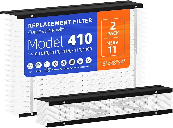 2 Pack 410 Replacement Filter, Compatible by VOYARTOOLS