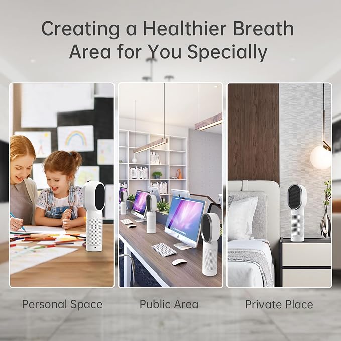 QUEENTY Desktop Air Purifier for office - Image 7