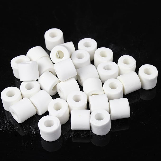 AQUANEAT Bio Ceramic Rings 6 lbs Aquarium Sump Filter Media Fish Tank Koi Pond - Image 3