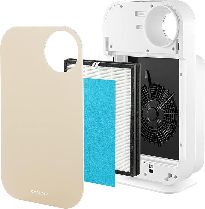 OVAL AIR AIR1000J-COVER Custom Air Purifier Face Cover, 24.4" x 13.7" x 1.38" - Image 5