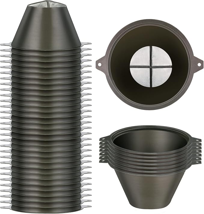 30 Pcs Paint Filter 100 mm Plastic Paint Strainer by Vesici