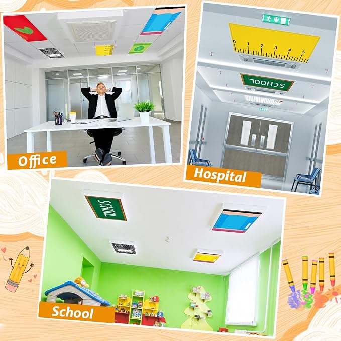 8 Pcs Fluorescent Light Covers - Image 4