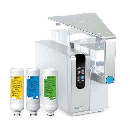 AquaTru Classic Countertop Water Purifier | Certified 4-Stage Reverse Osmosis by AQUATRU